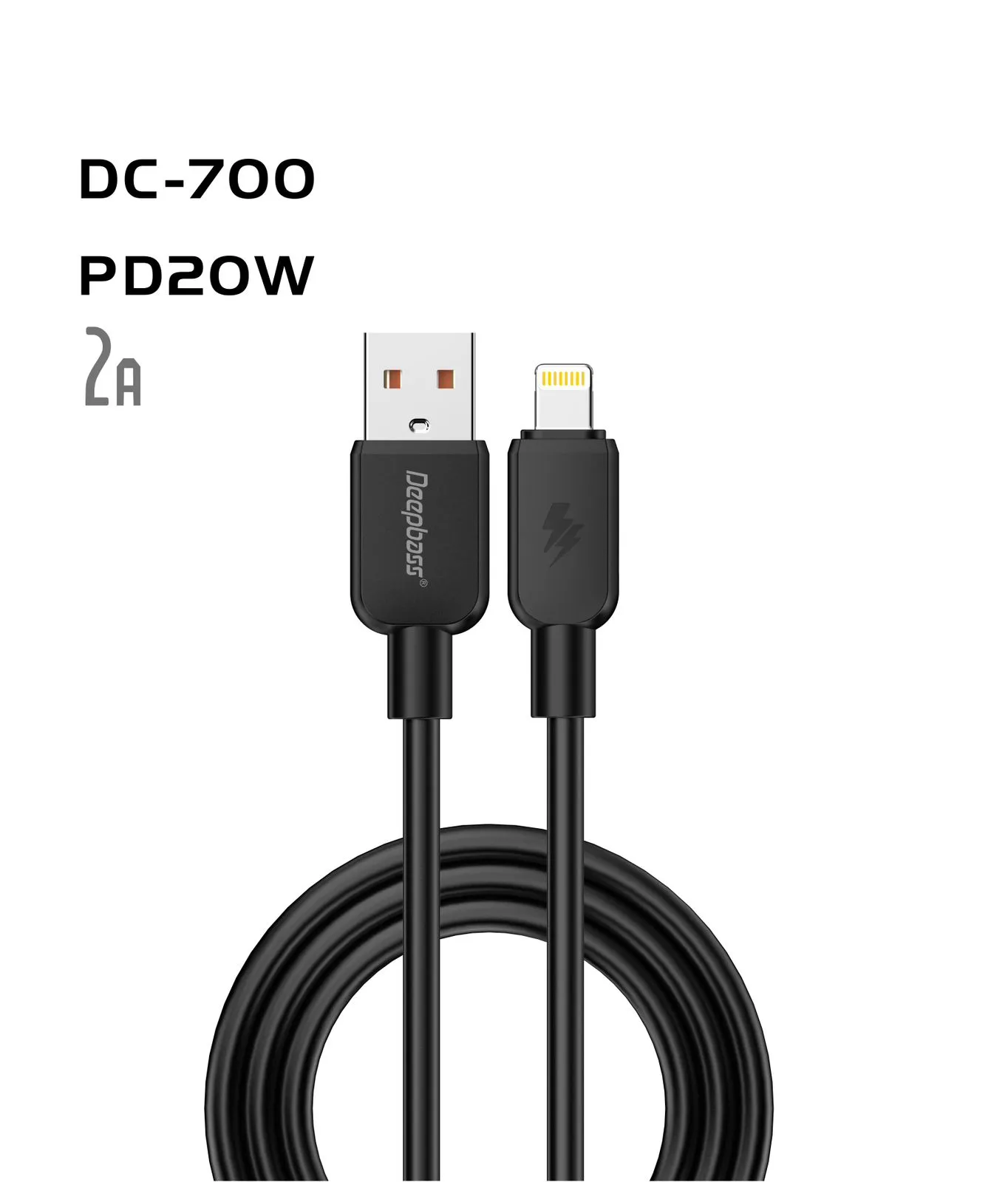CABLE DC700 20W USB to IPHONE aperçu 2