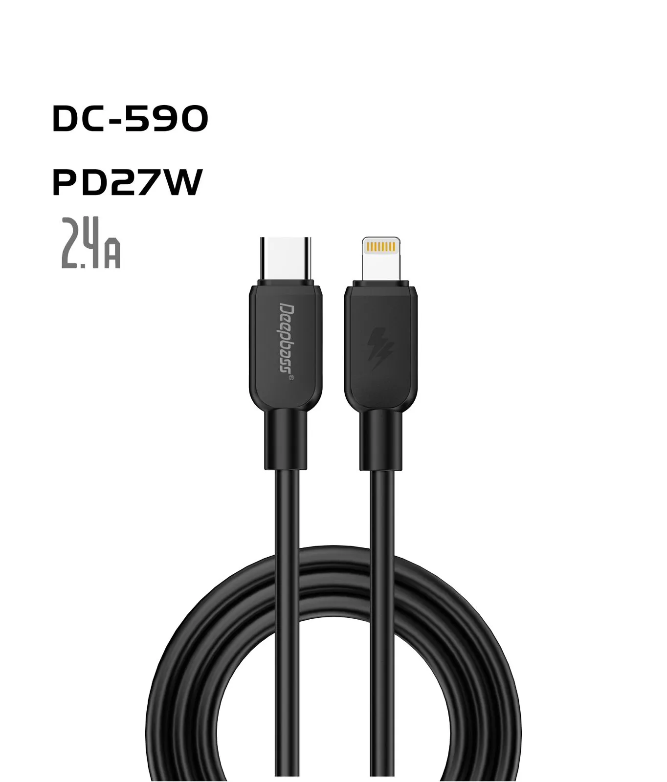 CABLE DC590 27W TYPE C to IPHONE aperçu 2