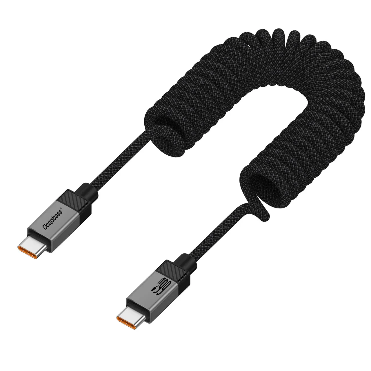 CABLE DC603 SPIRALE 65W TYPE C to TYPE C aperçu 2